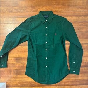 Ralph Lauren Dark Green Casual Button Down Shirt
